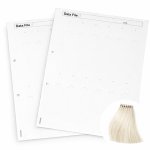 画像1: テストヘアーファイル　シート＋毛束　 (1)