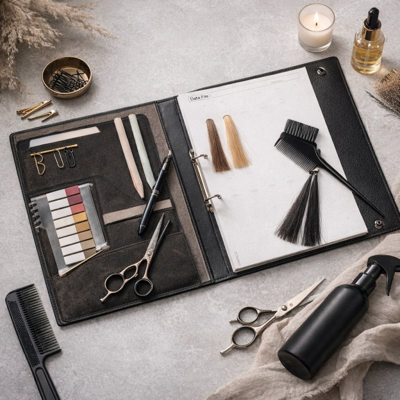 画像4: テストヘアーファイル　シート＋毛束　 (4)