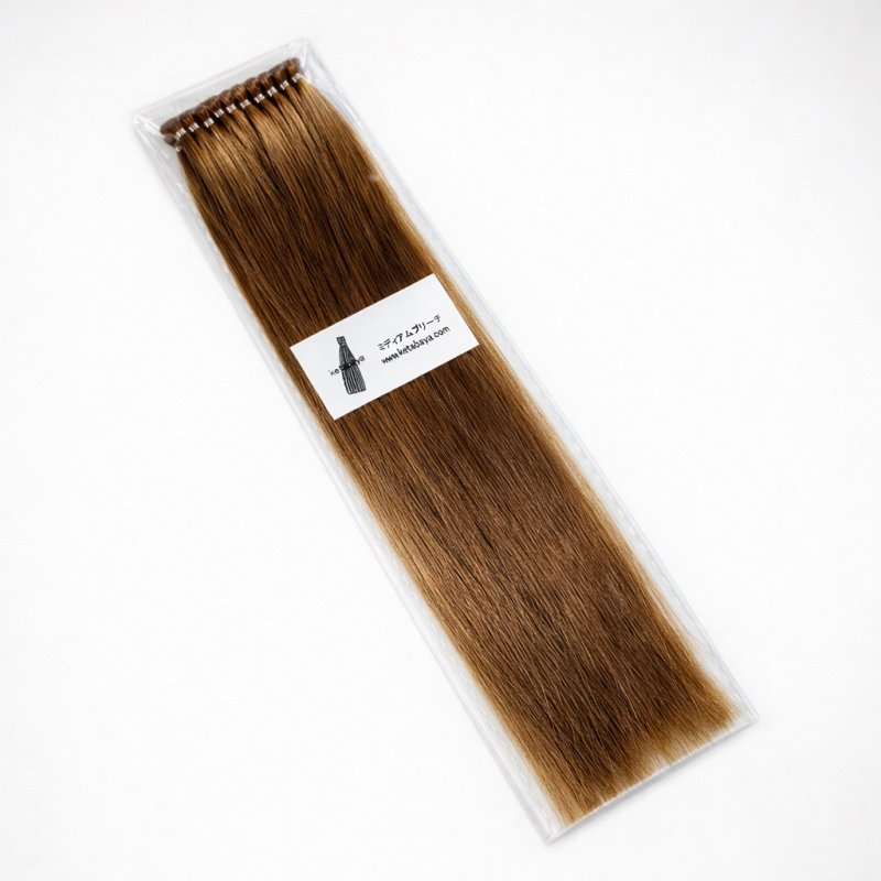 画像1: カラー評価・検証向け 人毛ロング毛束 (1)